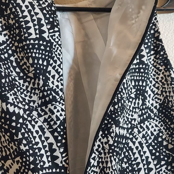 London Times Fit and Flare 50s Inspired Sleeveless Dress, Size 8 - Picture 6 of 7